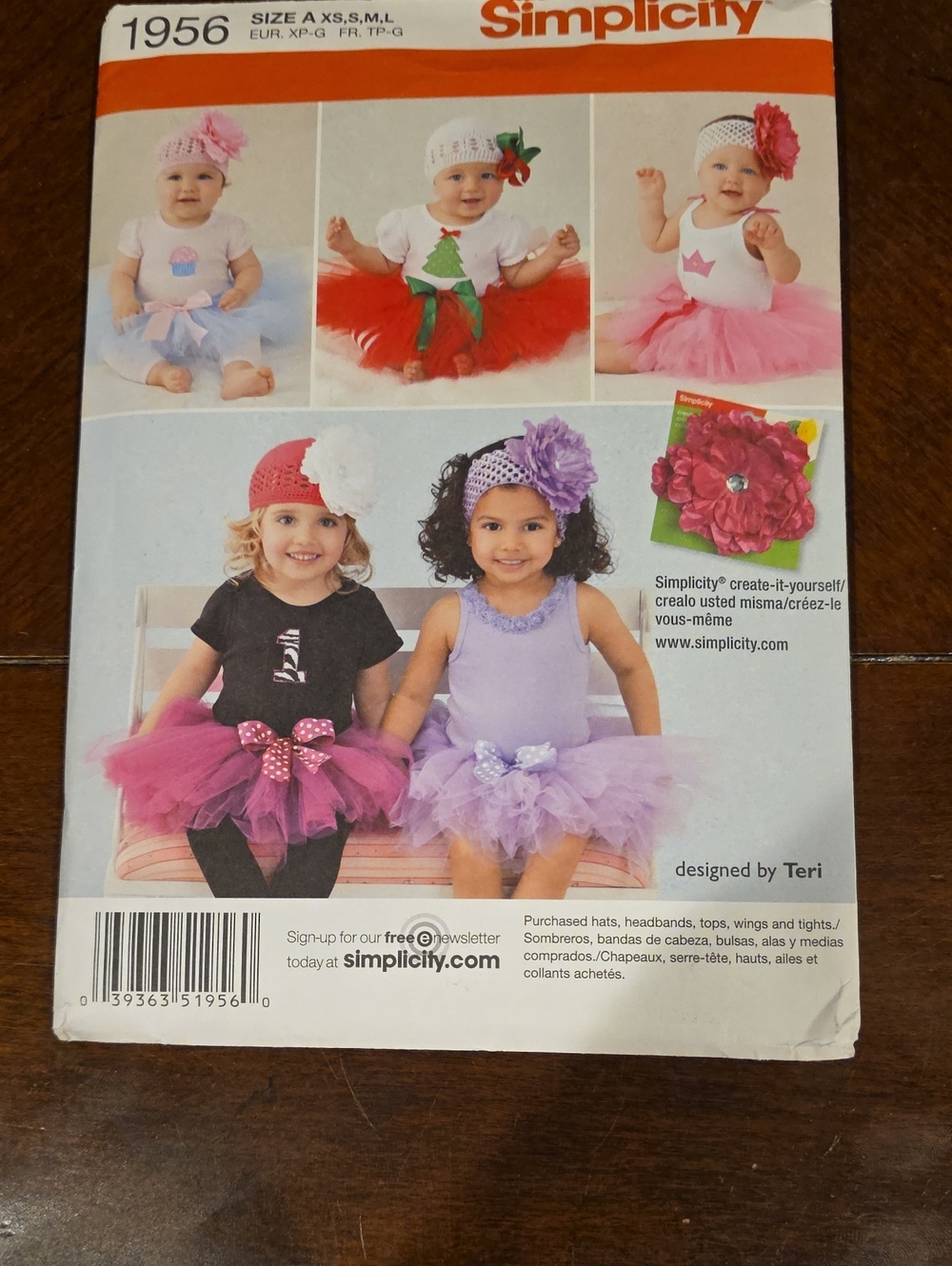 Simplicity Purple & Pink Layered Tutu Costume Set with Headbands